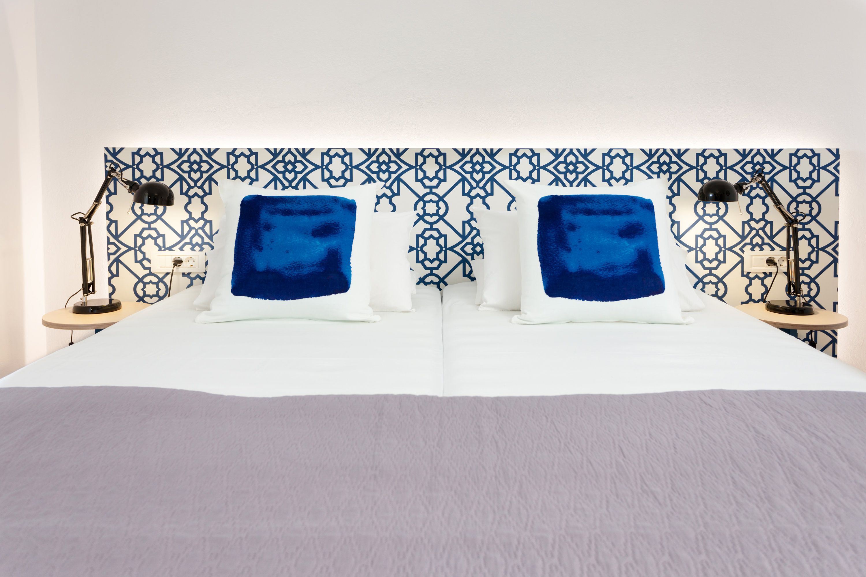 Premium bedding, individually decorated, iron/ironing board