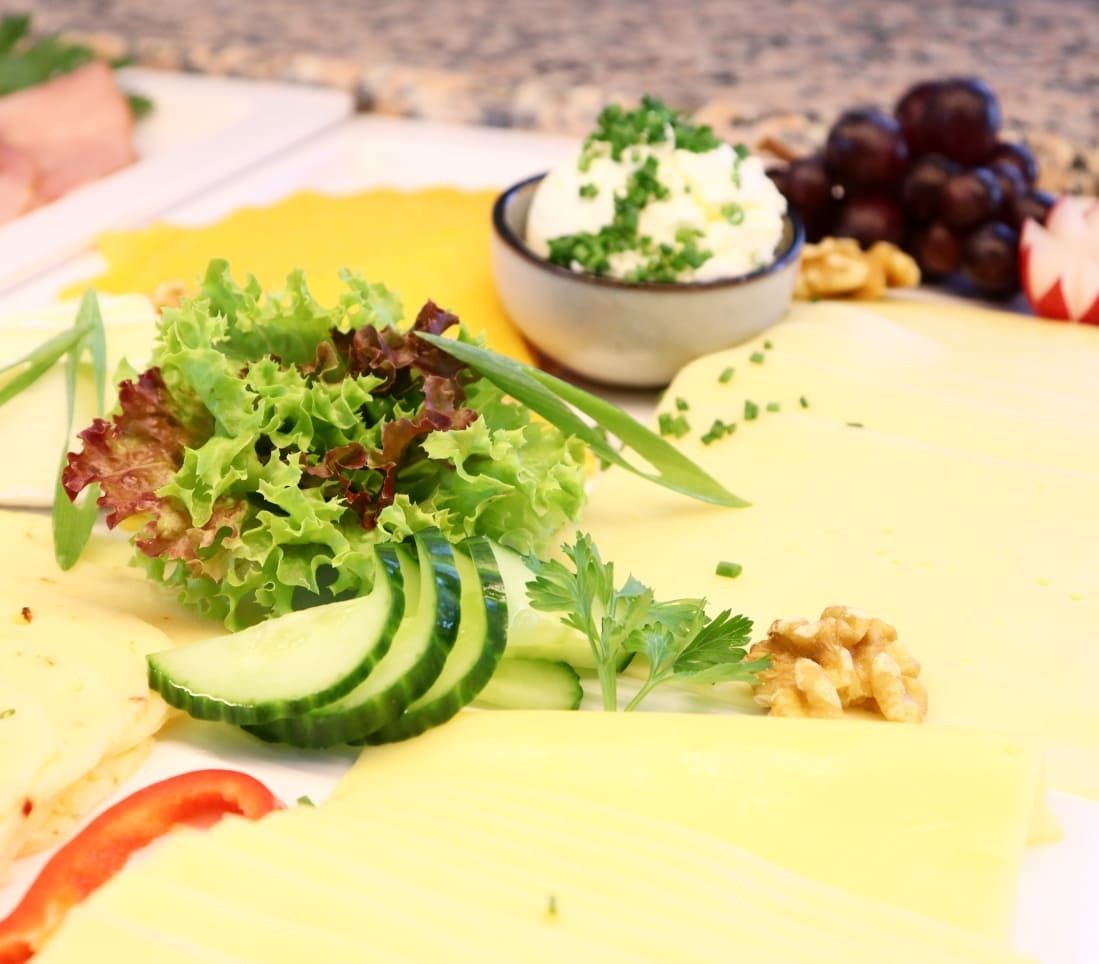 daily buffet breakfast (eur 12.50 per person)