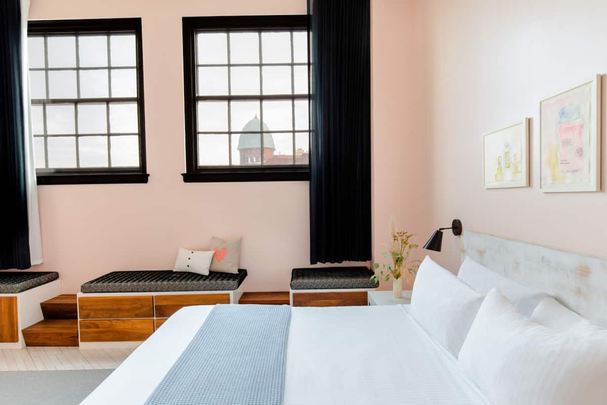 1 bedroom, hypo-allergenic bedding, in-room safe, individually decorated