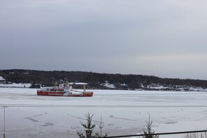 Blick von der Unterkunft
