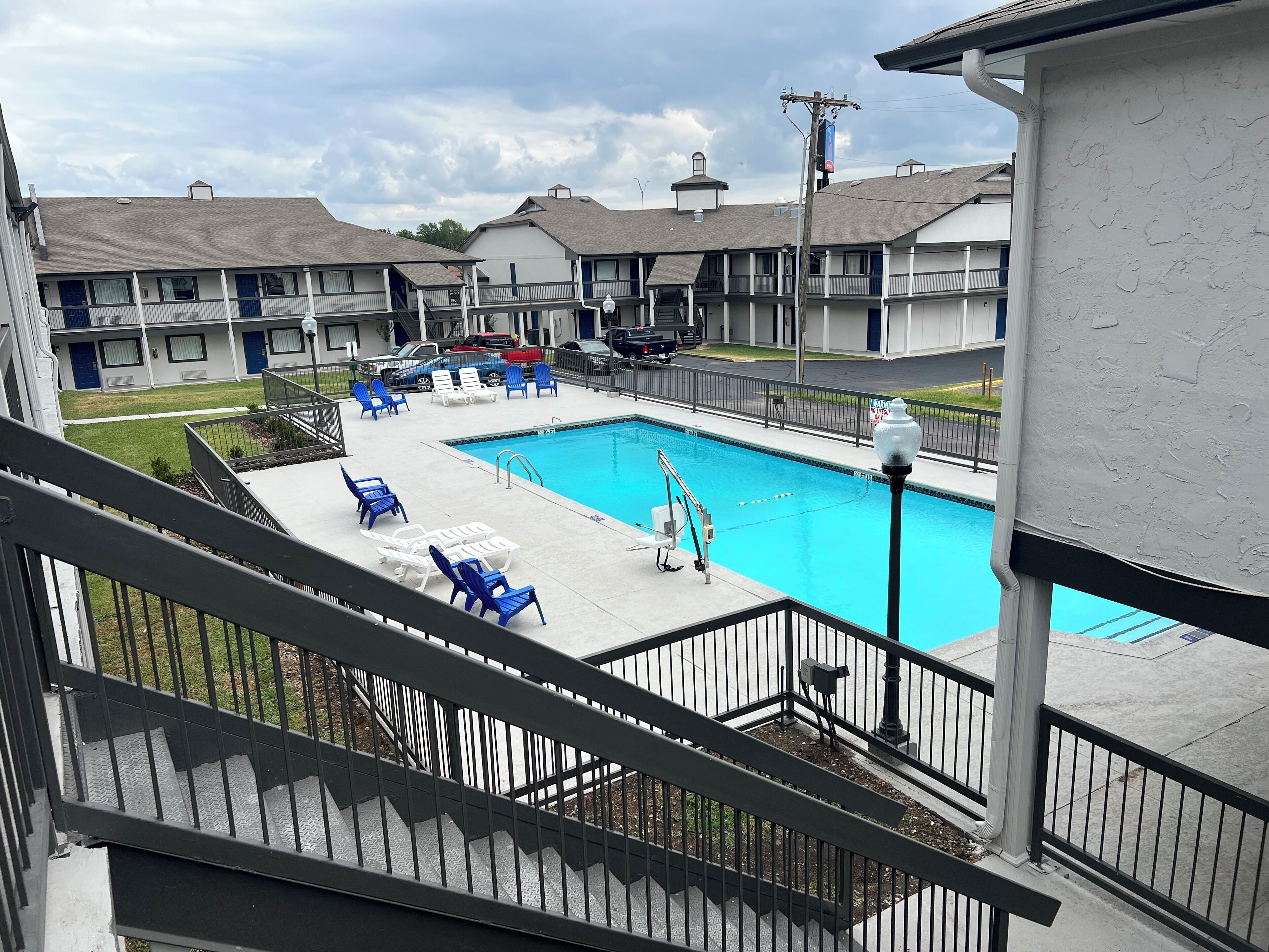 Piscina externa sazonal