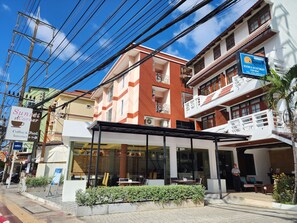 Voorkant van accommodatie