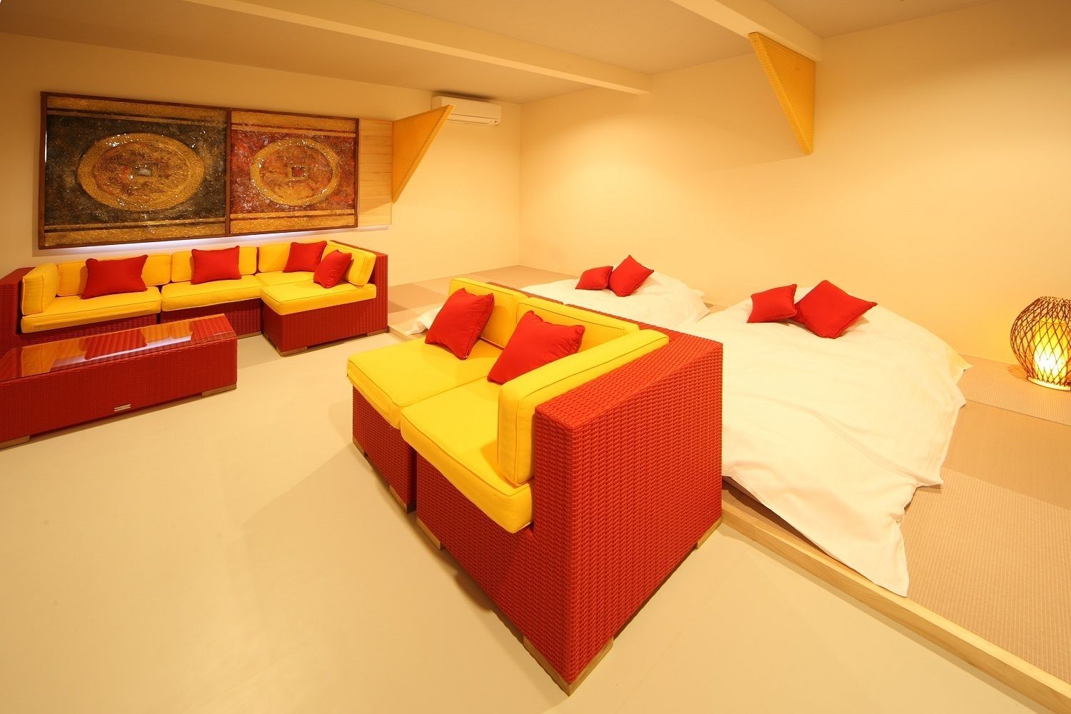 family room, terrace, ocean view | bed sheets