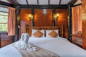 Deluxe Cottage Double | Minibar, desk, blackout curtains, rollaway beds - Pung-waan Resort Kanchanaburi (Sai Yok)