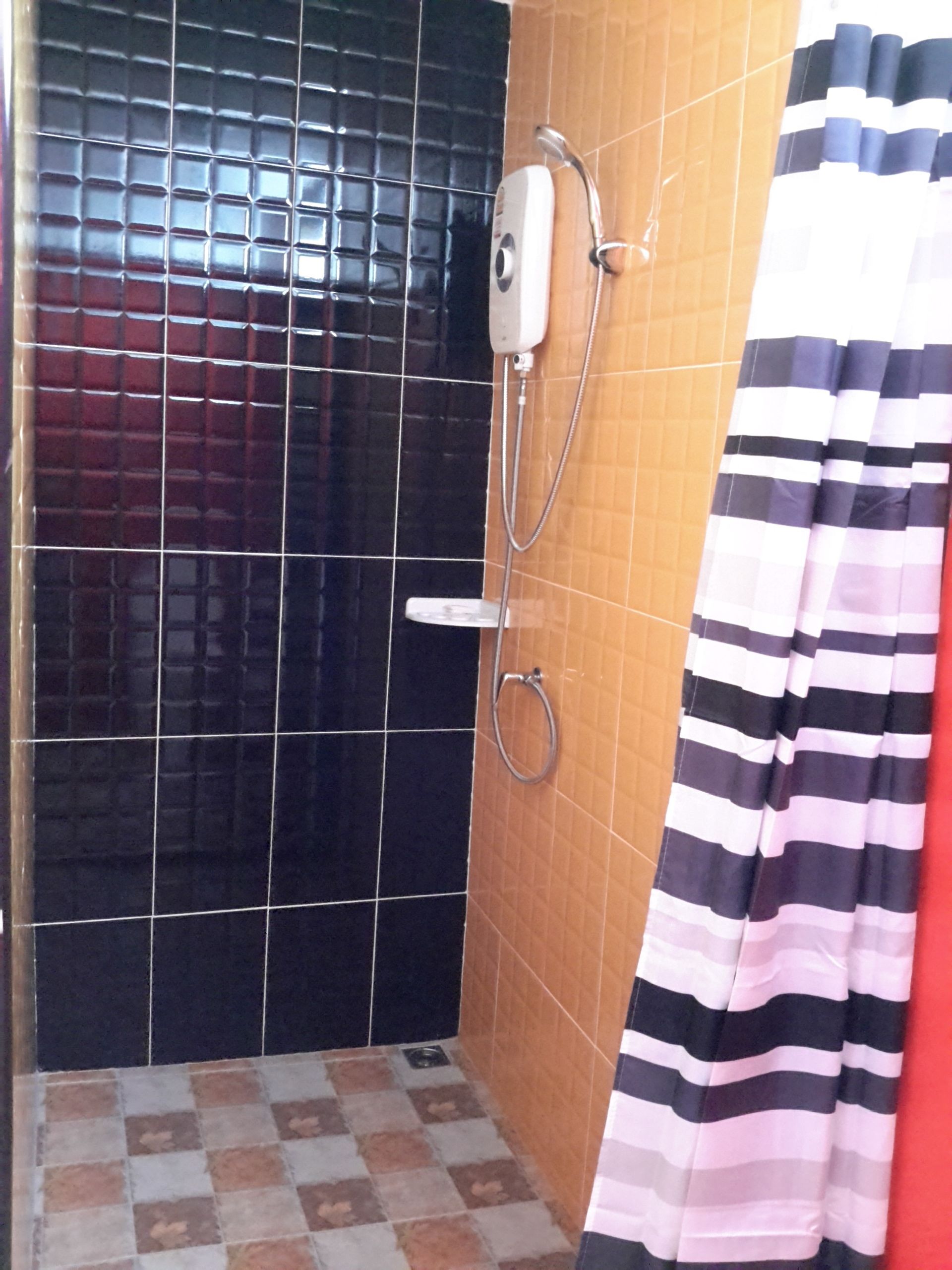 standard room, 1 king bed, non smoking, resort view | bathroom shower