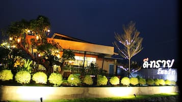 Front of property – evening/night