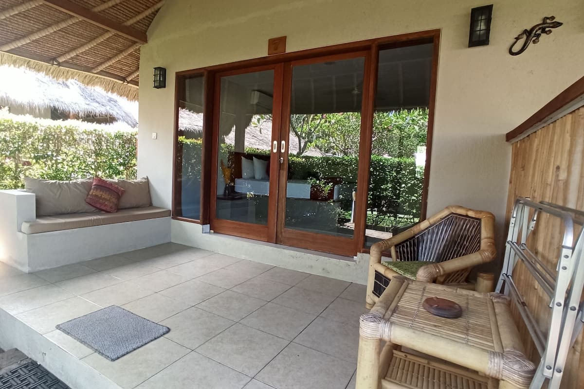 Deluxe kamer, 1 kingsize bed | Terras