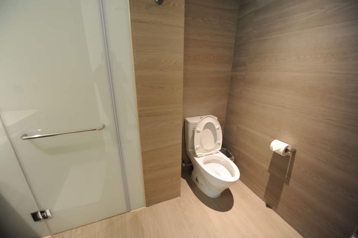 standard twin room, 2 single beds | bathroom | eco-friendly toiletries, hair dryer, slippers, towels