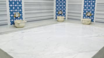Salas de tratamiento para parejas, sauna y baño de vapor