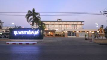 Front of property - evening/night