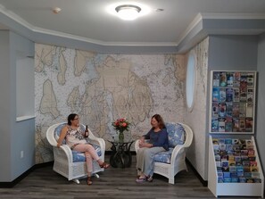 Sitteområde i lobbyen