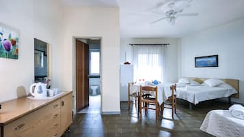 In-room safe, iron/ironing board, cots/infant beds, free WiFi