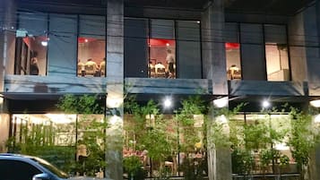 Front of property – evening/night