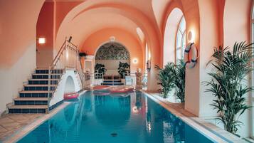 Indoor pool, outdoor pool