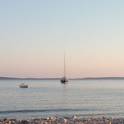 Vue sur la plage/l’océan
