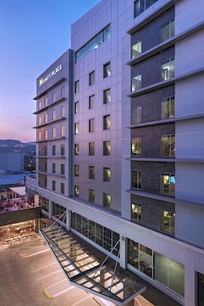 Front of property – evening/night