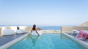Grand Suite, Private Pool, Sea View | 1 bedroom, premium bedding, minibar, in-room safe