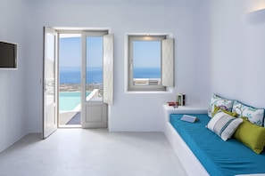 Cabana Suite, Plunge Pool | 高級寢具、迷你吧、客房內保險箱、書桌