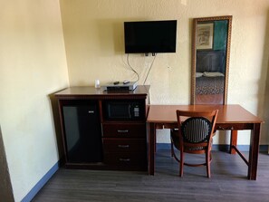 Standard Room, 2 Queen Beds | Living area | 40-inch TV with cable channels