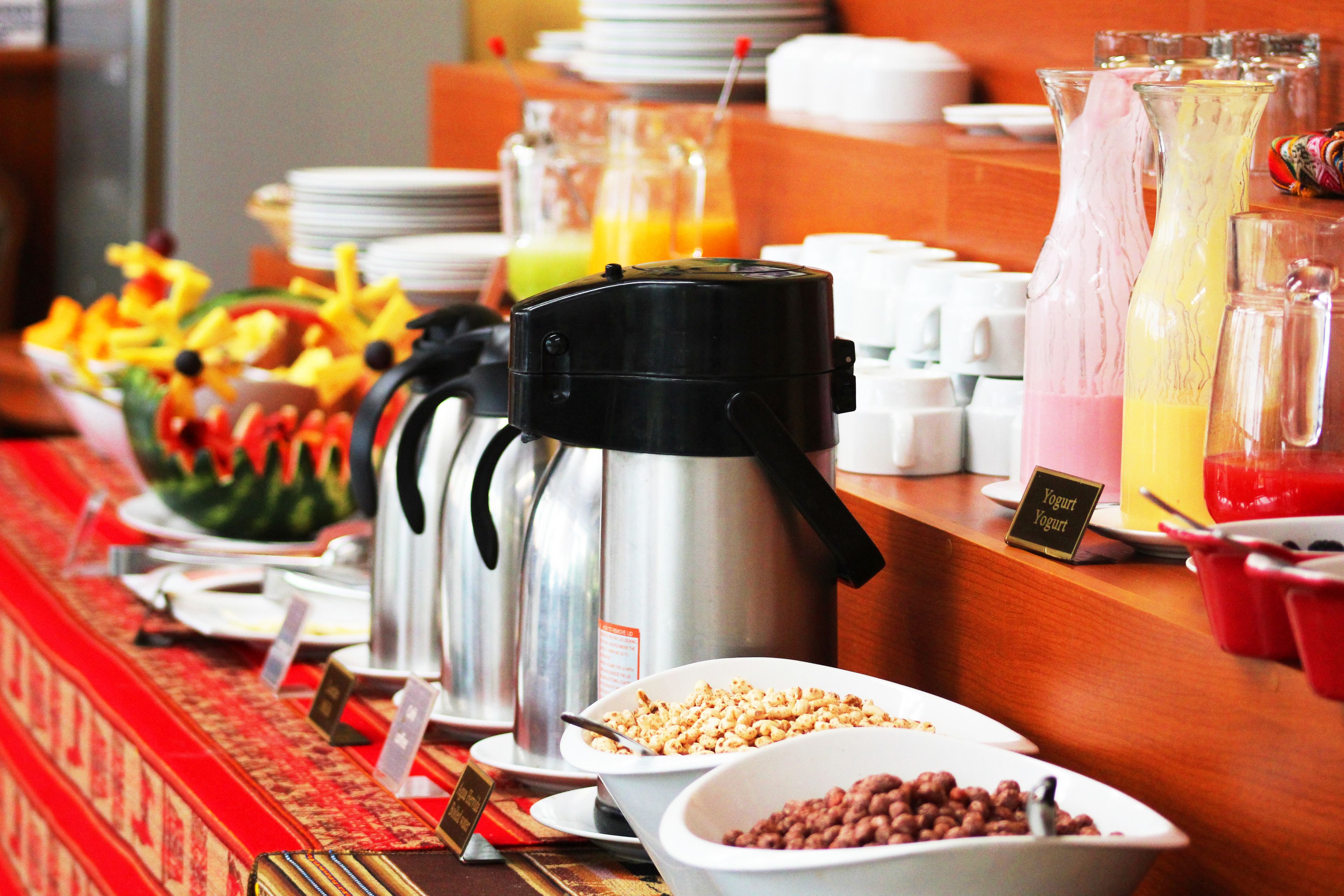 daily buffet breakfast (usd 10 per person)