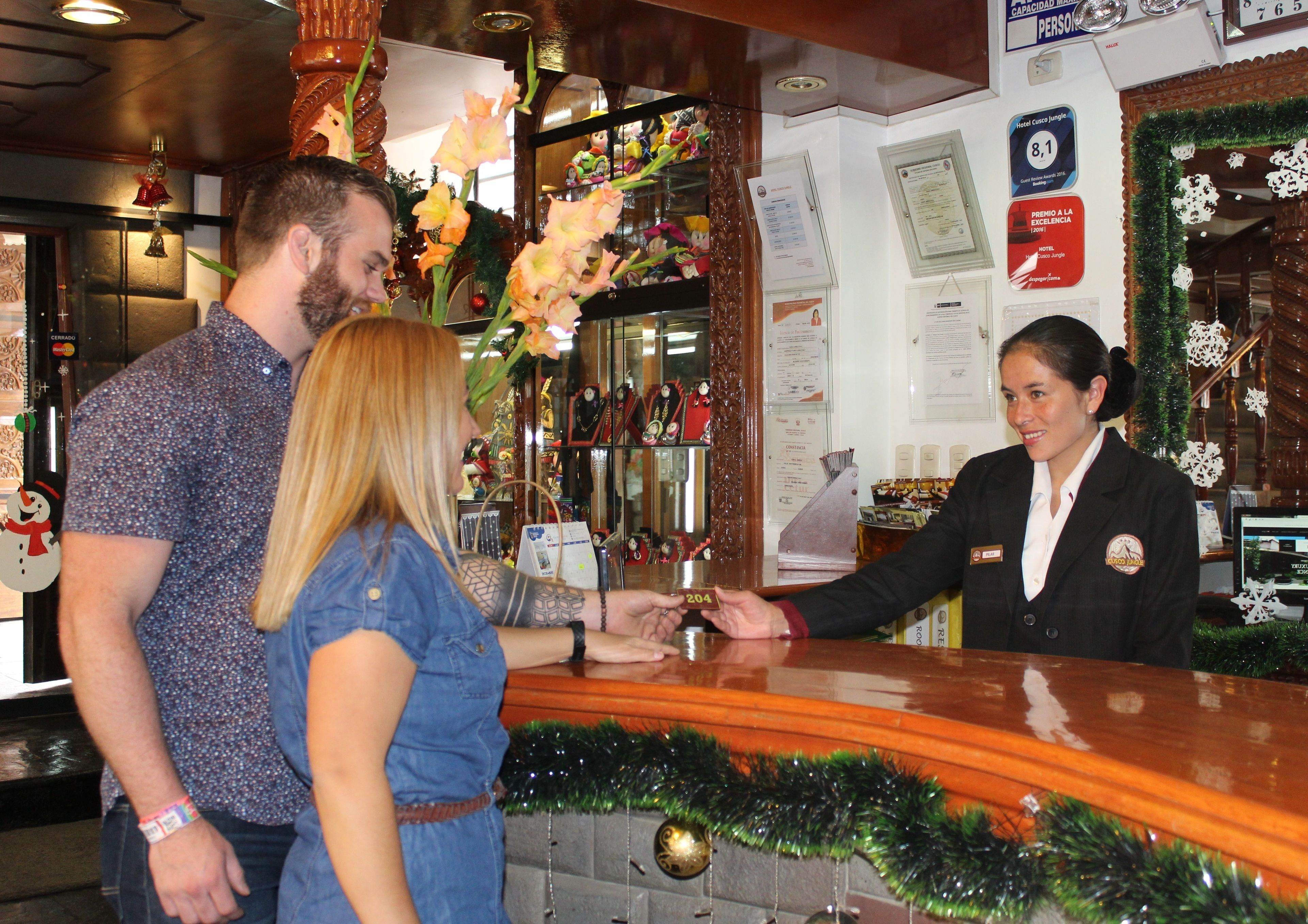 check-in/check-out kiosk