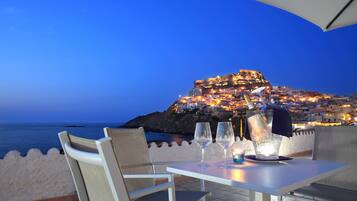 Vue depuis lâhĂ©bergement