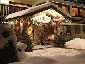 Entrée de l’hébergement