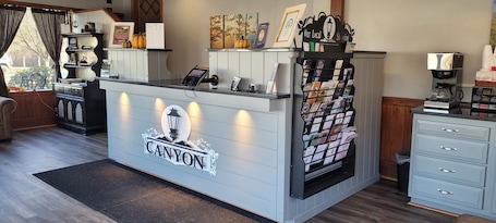 Check-in/check-out kiosk