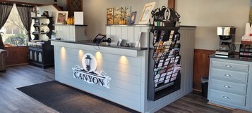 Quiosque de check-in/check-out