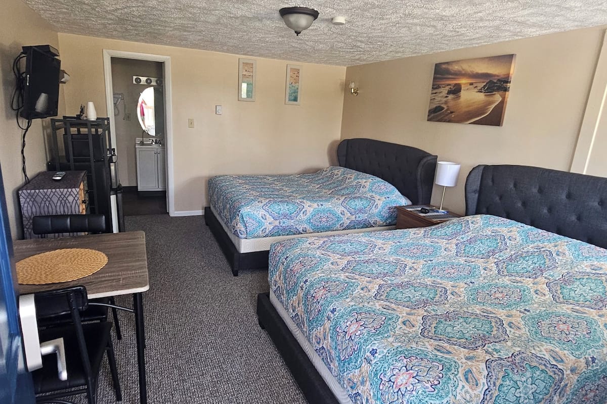 Premium bedding, memory-foam beds, individually decorated