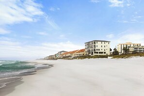 Beach nearby, white sand