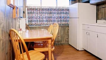 Fridge, microwave, coffee/tea maker, toaster