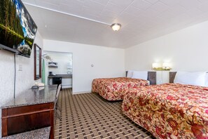 Room, 2 Double Beds | Desk, iron/ironing board, free WiFi, bed sheets