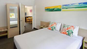 Appartamento, 1 camera da letto | Una scrivania, Wi-Fi gratuito, lenzuola