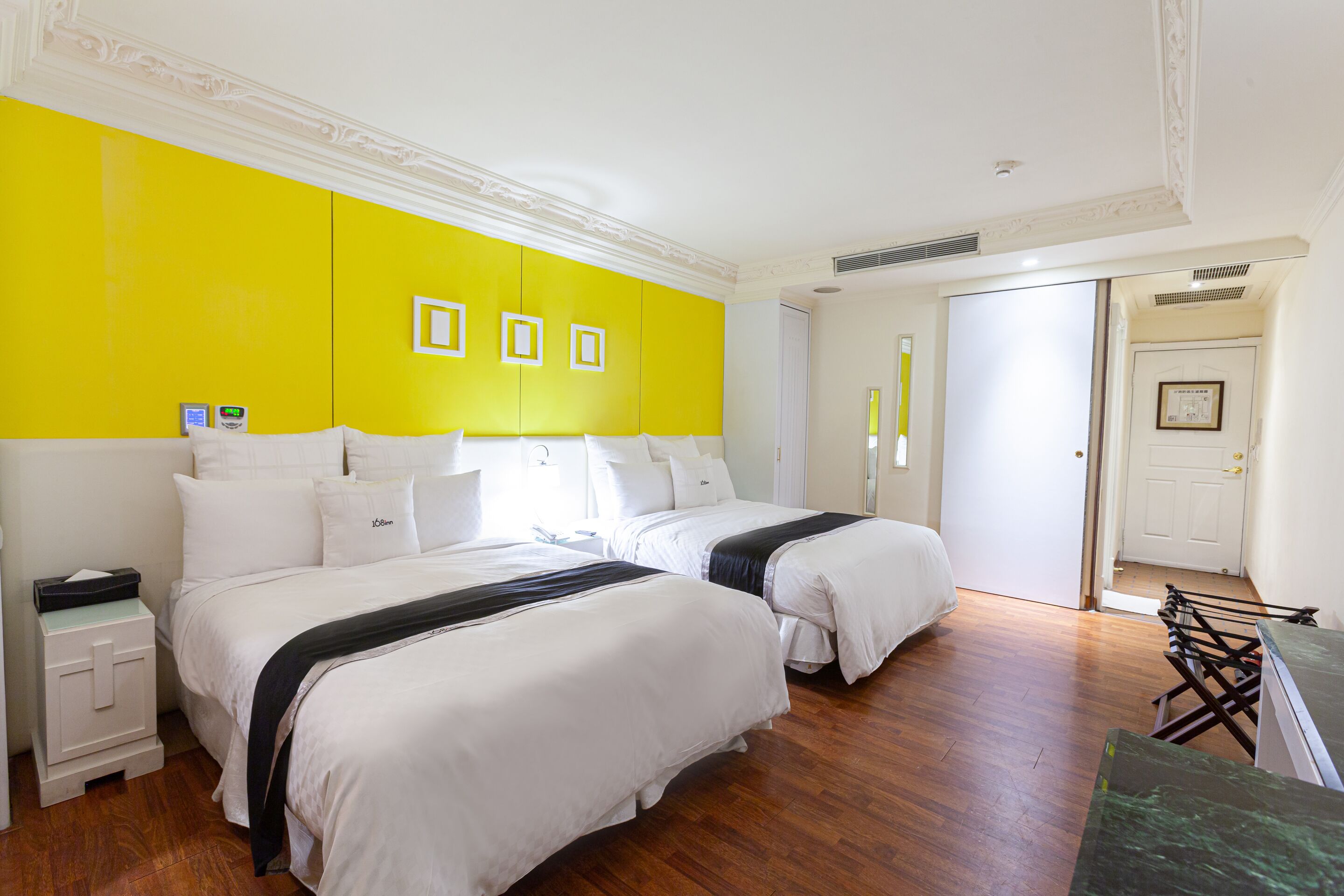 business quadruple room | free minibar, individually decorated, desk, blackout curtains