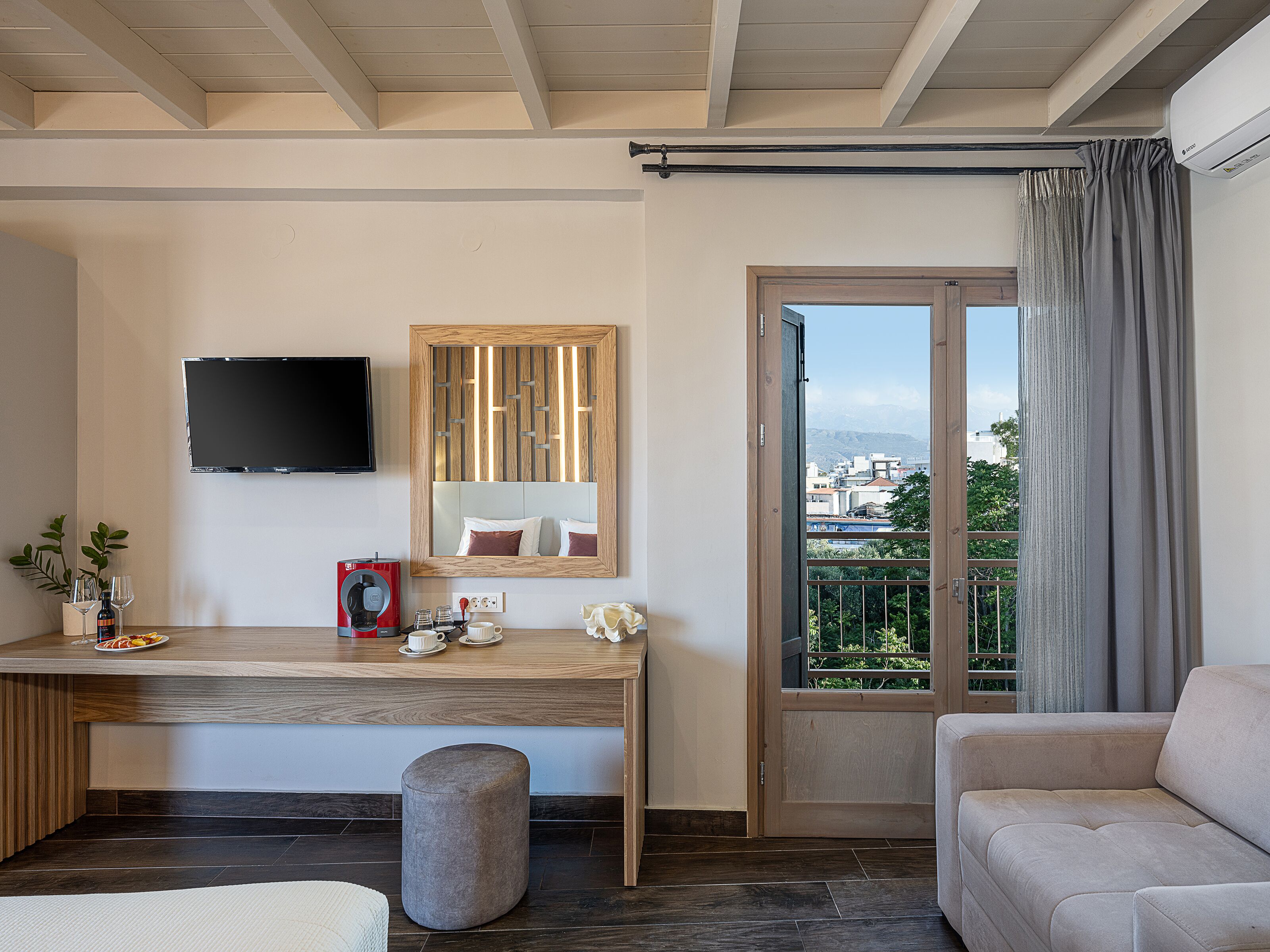 superior room | down duvets, in-room safe, desk, laptop workspace