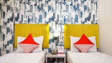 Deluxe Twin Room | Premium bedding, desk, free WiFi, bed sheets