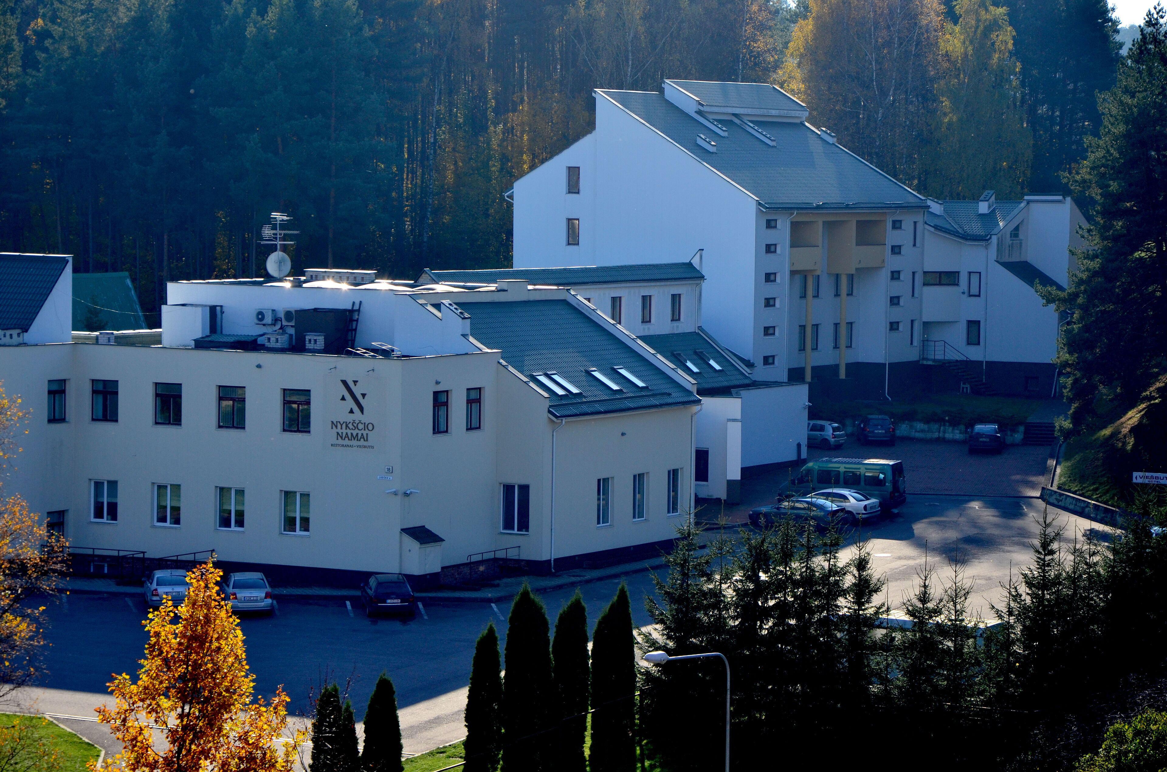 Façana frontal de l'allotjament