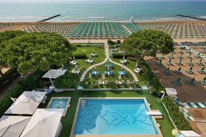 Aerial view - Hotel Croce di Malta (Jesolo)