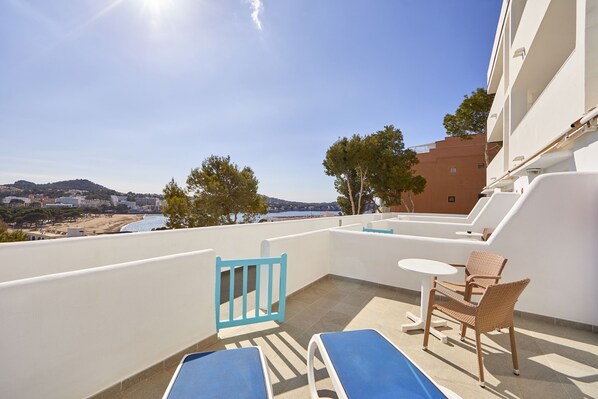 Premium Apartment, 1 Bedroom, Terrace, Sea View | Terrace/patio