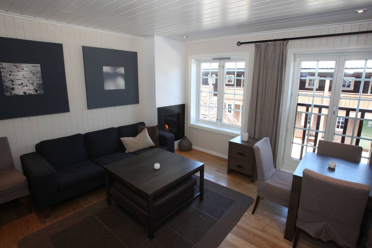 Appartement Standard, 3 chambres, vue montagne | Coin séjour