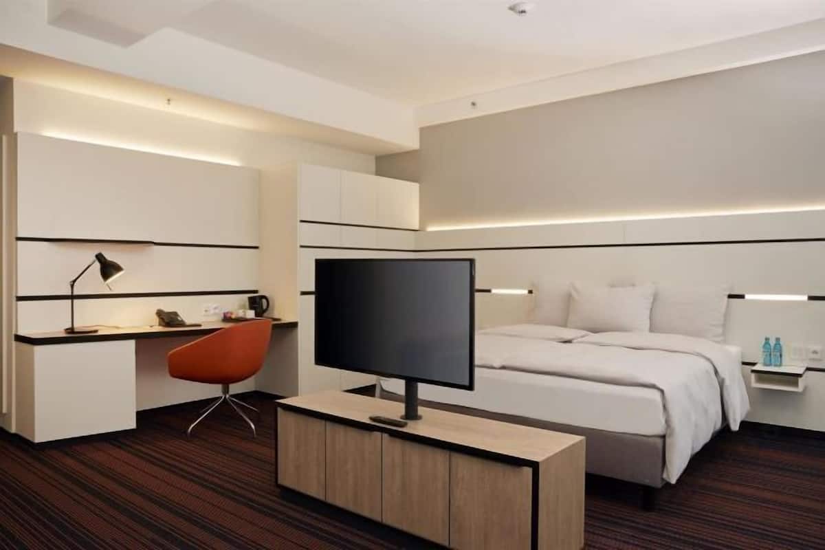 1 slaapkamer, hypoallergeen beddengoed, een gratis minibar