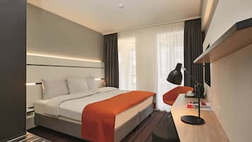 Comfort tweepersoonskamer | 1 slaapkamer, hypoallergeen beddengoed, een gratis minibar