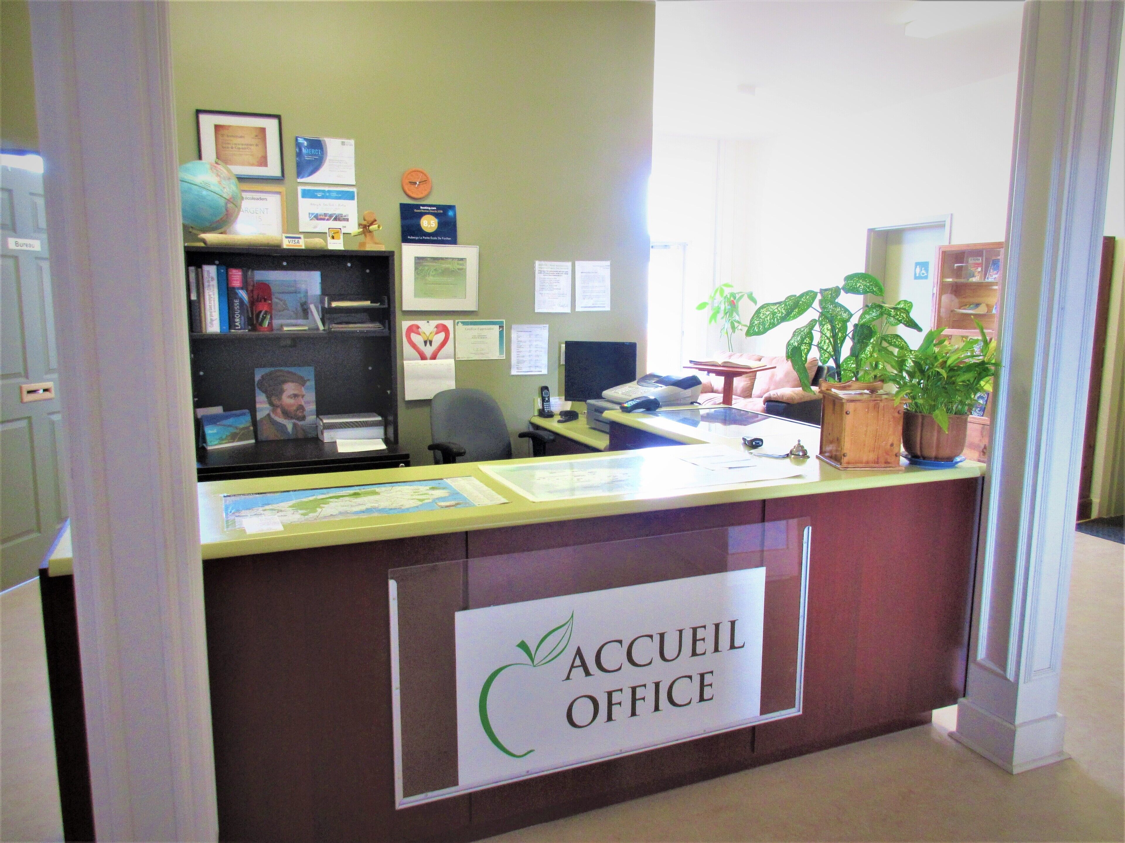 check-in/check-out kiosk