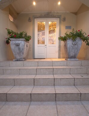 Entrada de l'allotjament