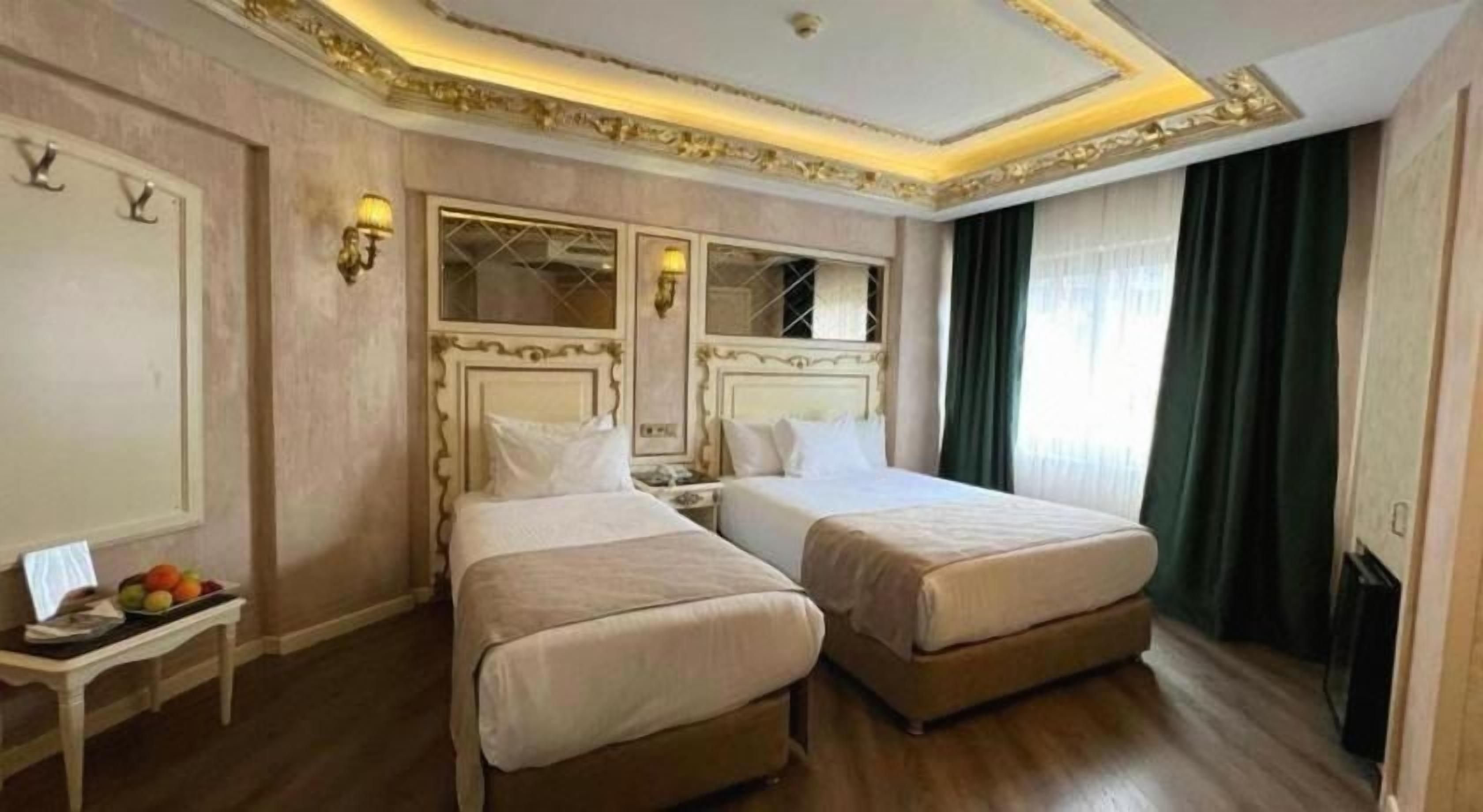 Egyptian cotton sheets, premium bedding, memory foam beds, minibar