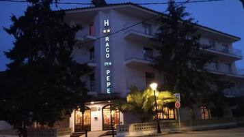 Façade de l’hébergement