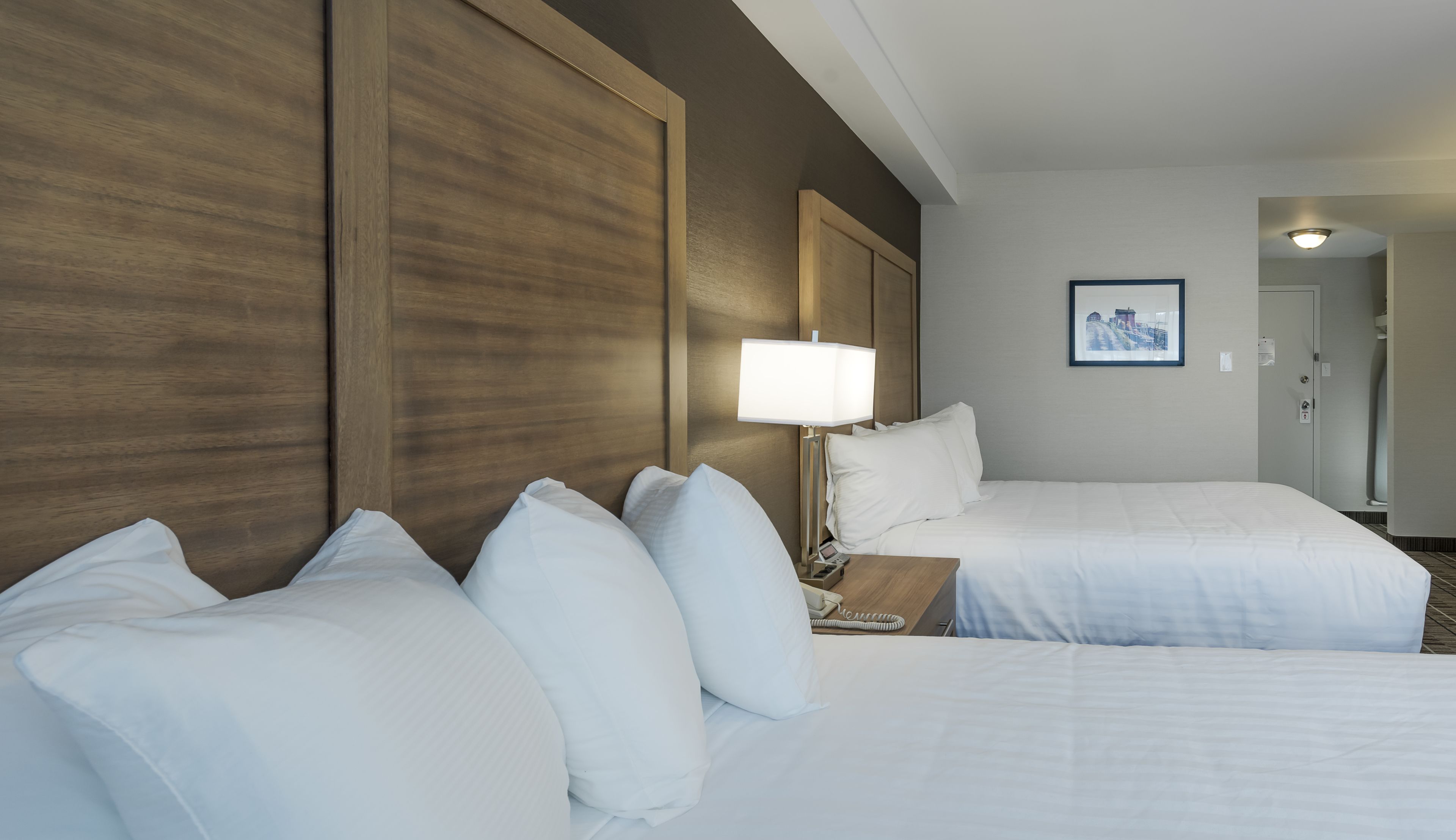 standard room, 2 queen beds, non smoking | desk, blackout curtains, iron/ironing board, free cots/infant beds