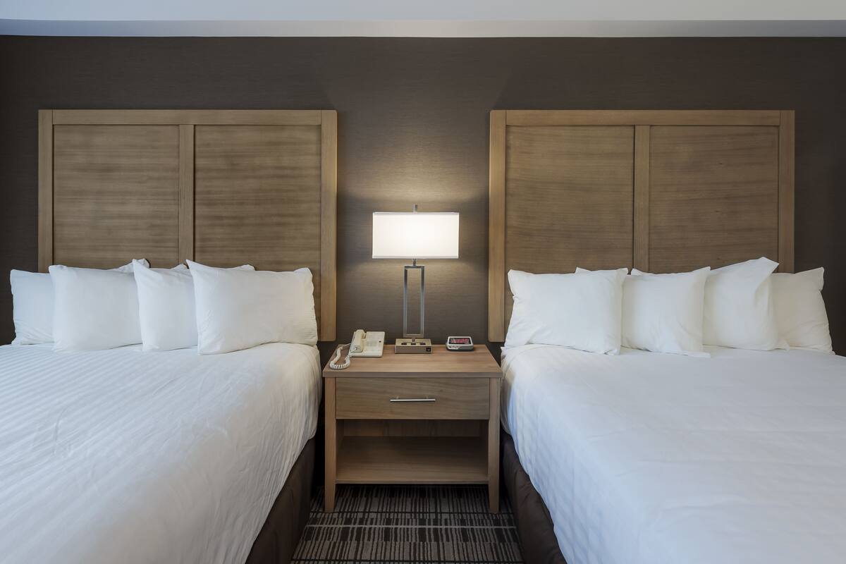 Habitación estándar, 2 camas dobles, no fumadores | 1 dormitorio, escritorio, cortinas opacas