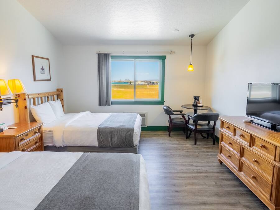 Standard Room, 2 Queen Beds | Desk, laptop workspace, blackout drapes, soundproofing